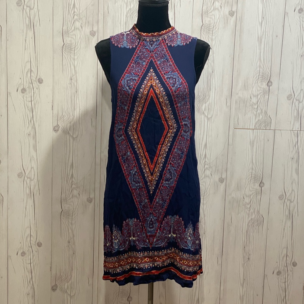Patterned tunic dress